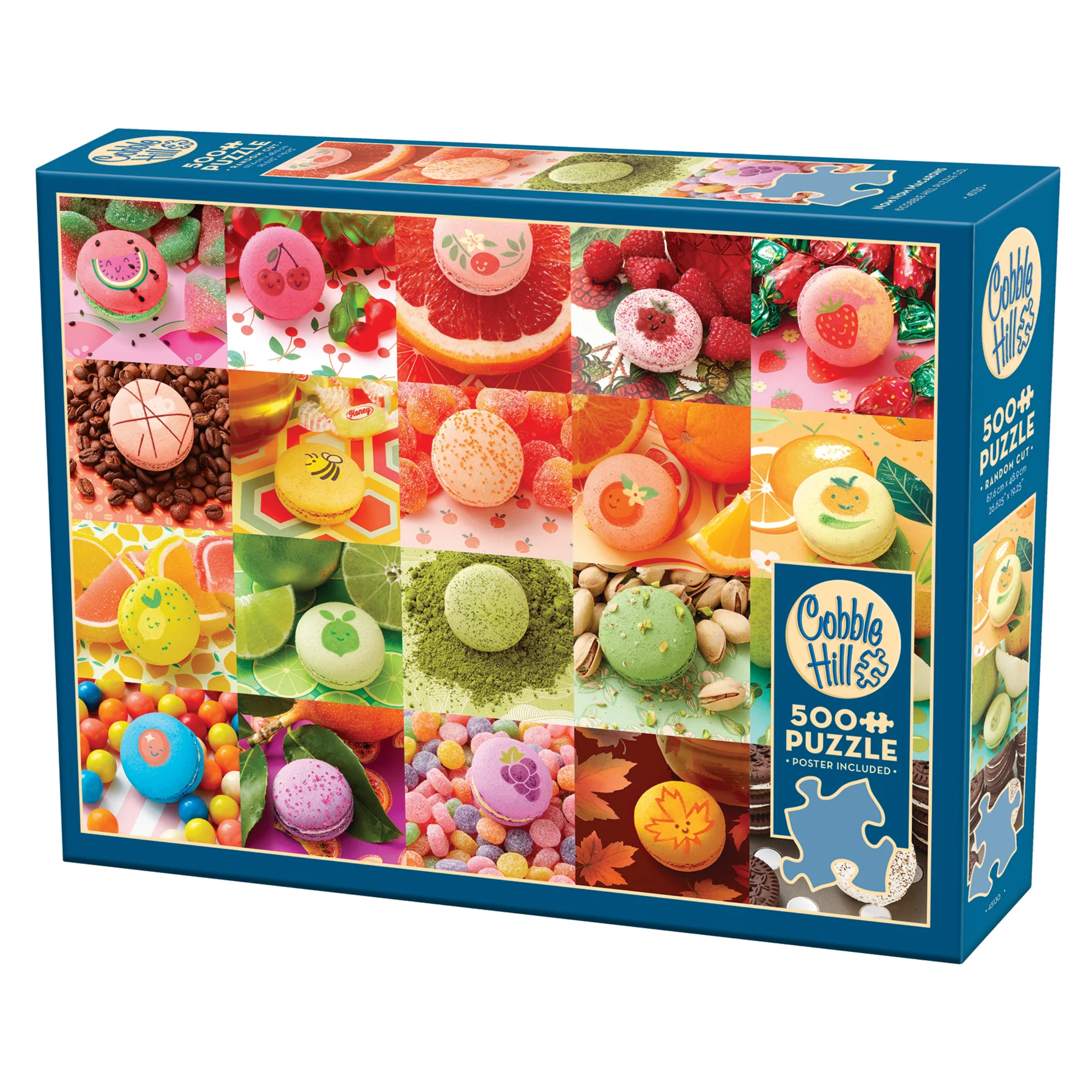 Nom Nom Macarons 500 Piece Cobble Hill Puzzle
